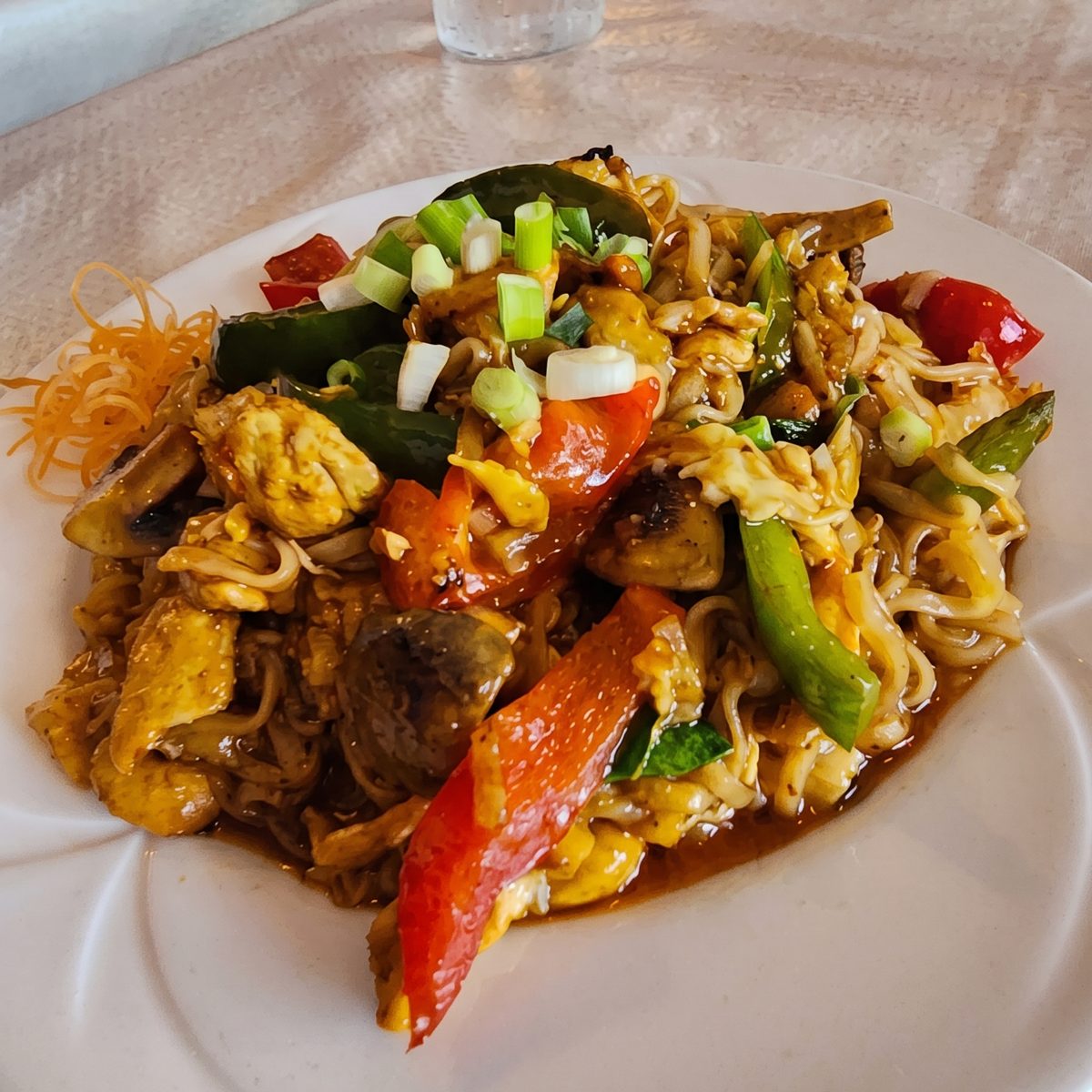 Drunken noodles and bold heat